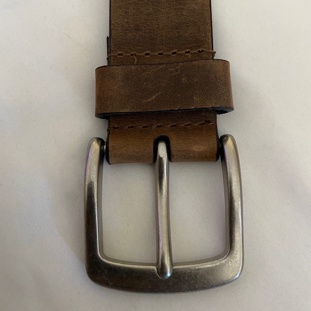 Unbranded Light Brown Leather Dress Belt